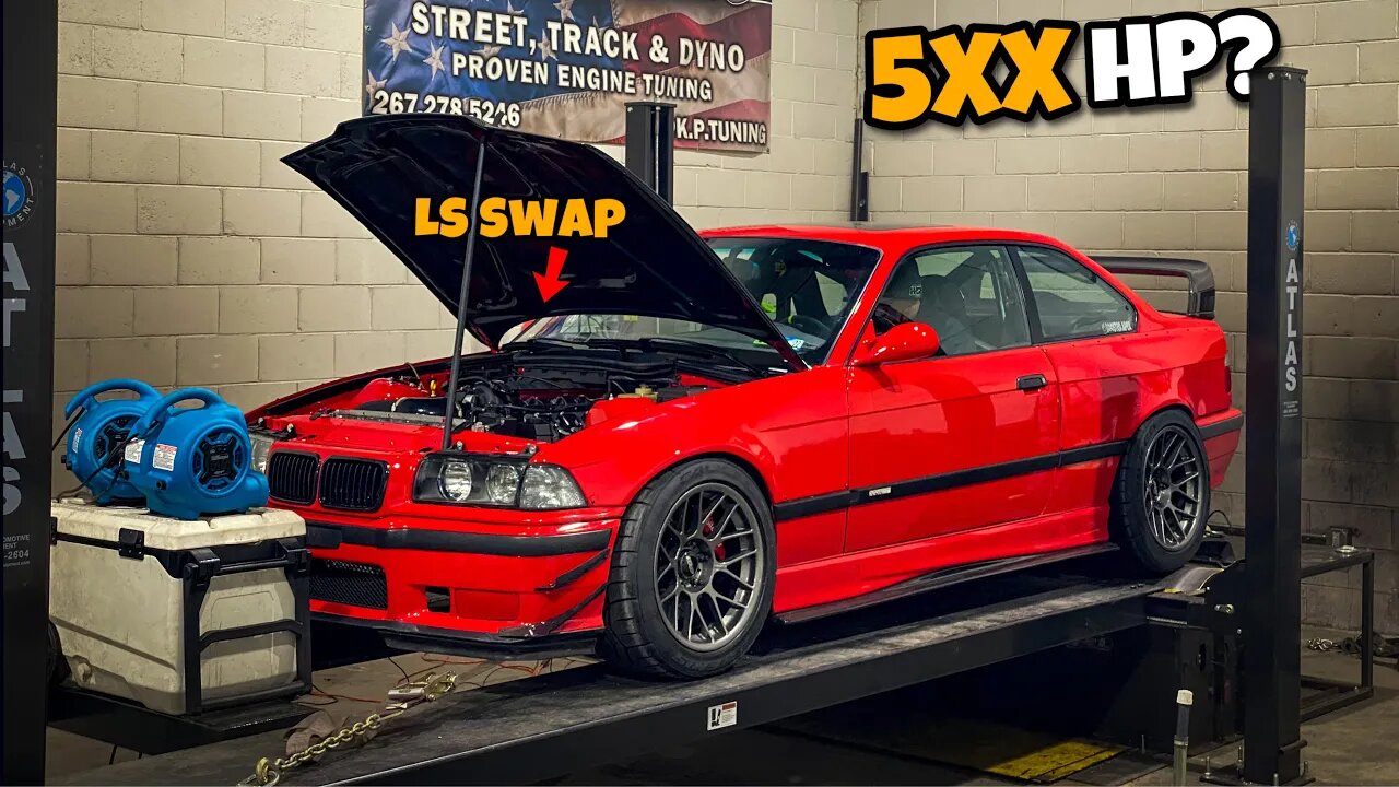 Dyno Tuning my LS Swapped E36 M3! 500hp? Maxing Out the Built LS1