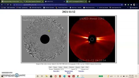 6hrs of missing data on Lasco and Seeds, 50cm3 incoming plasma