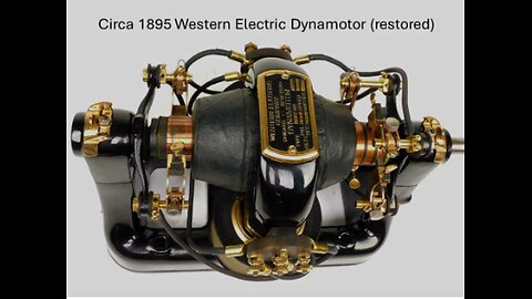 Circa 1895 Western Electric Quarter HP Dynamotor