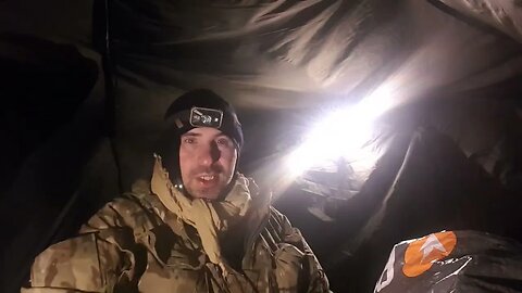 2 Night vlog inside the Snugpak scorpion 3 . Dartmoor. 15th Dec 2022. Part 2