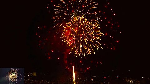 #Tennessee 4th of July #fireworks at World's Fair Park 2023