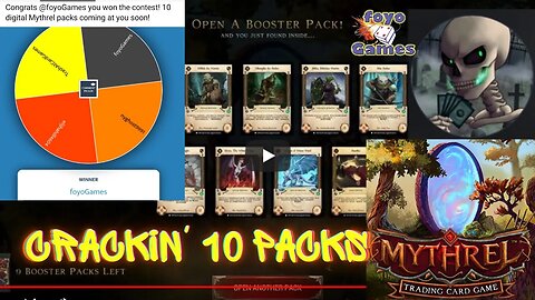 Mythrel | Crackin 10 packs from The Scheming Skeleton on Youtube & making 1st Deck