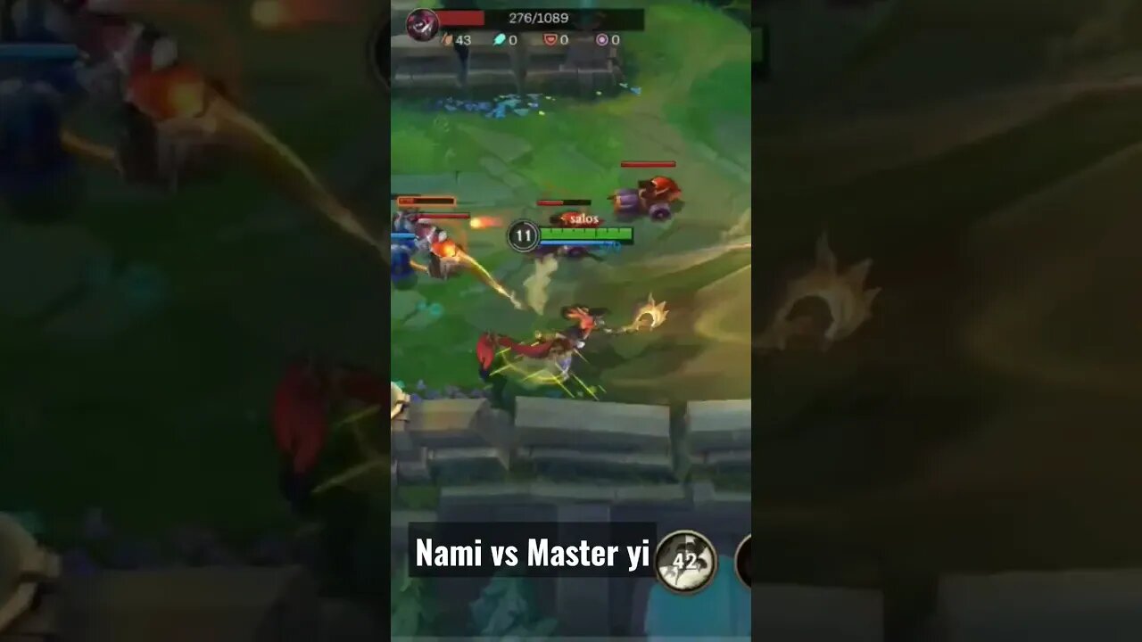 NAMI vs master Yi #wildrift #rankpush #leagueoflegends #moba #nami #masteryi