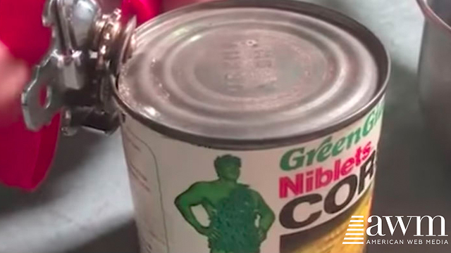 Food Bank Gets Donation, Realizes Can Is 35-Years-Old; Decides To Open It And Film What’s Inside