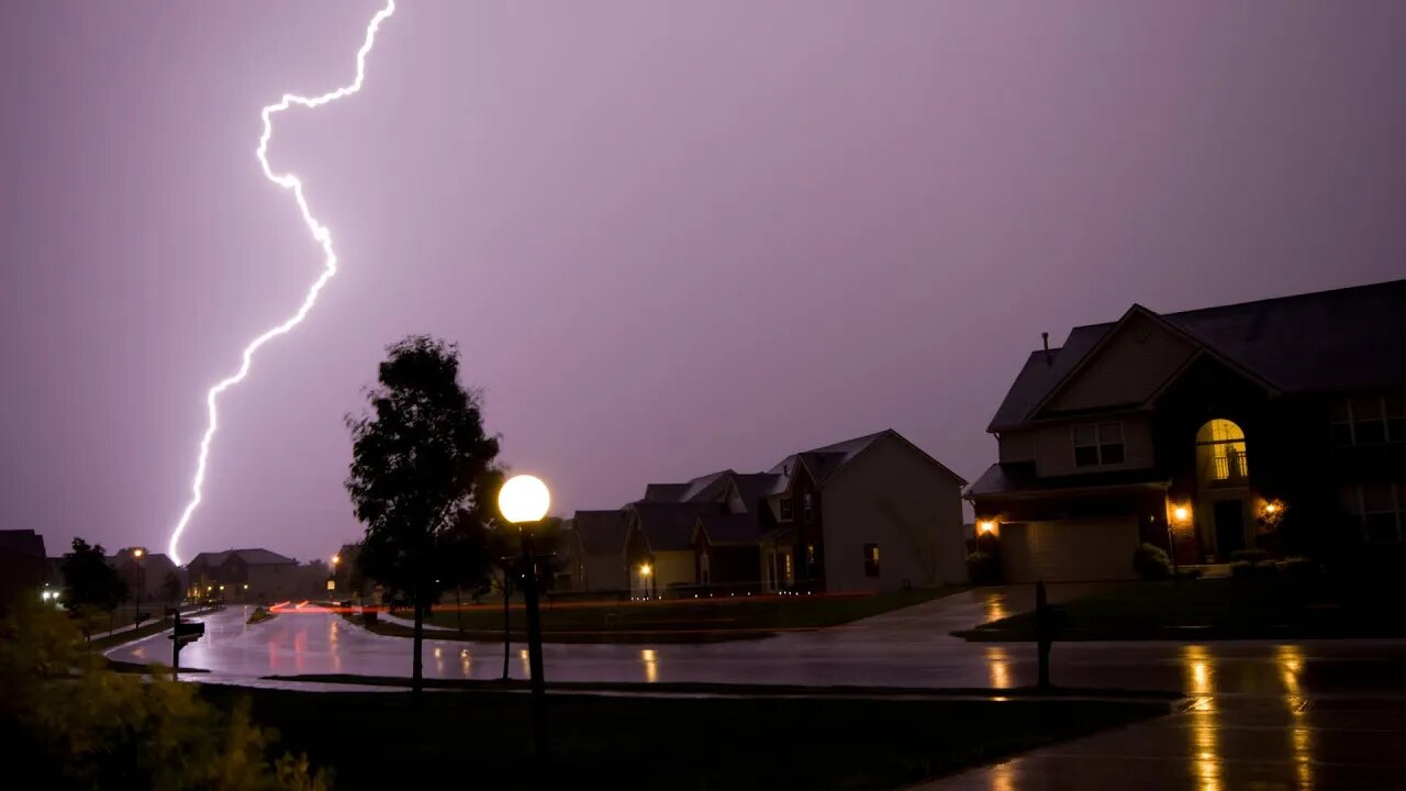 Thunderstorm Rain Sounds for Sleeping Studying and Relaxing