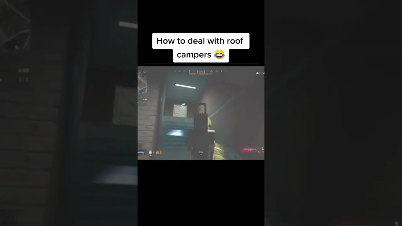 How to deal with rooftop campers on warzone 😂