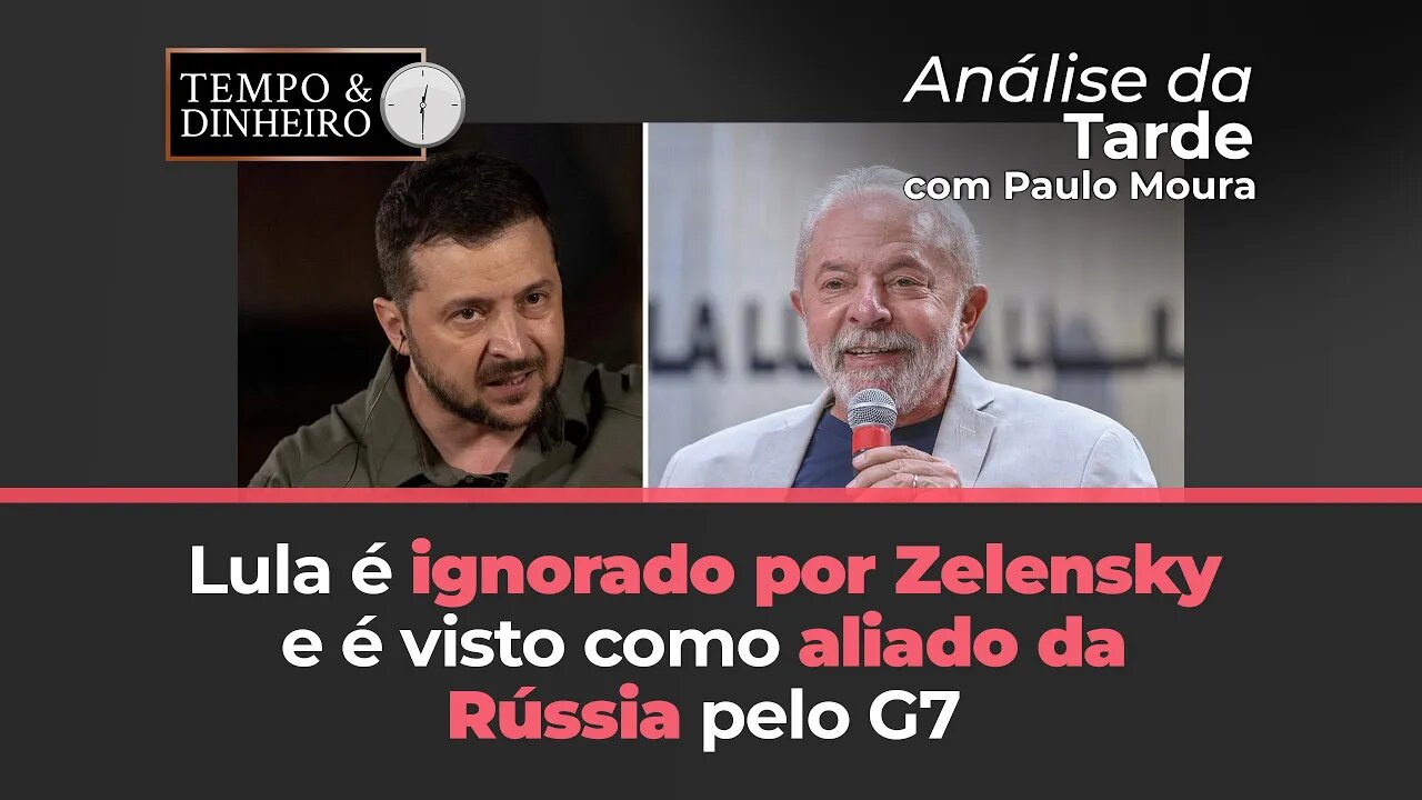 Lula é ignorado por Zelensky e é visto como aliado da Rússia pelo G7