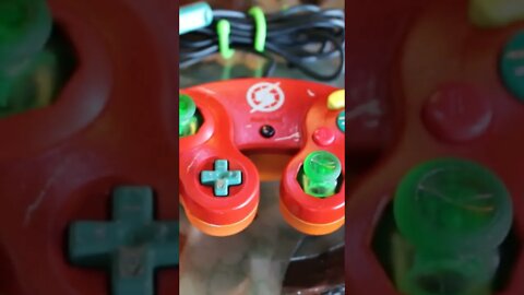 Custom GameCube Battle Damaged Samus Aran Controller #shorts #nintendo #nintendogamecube