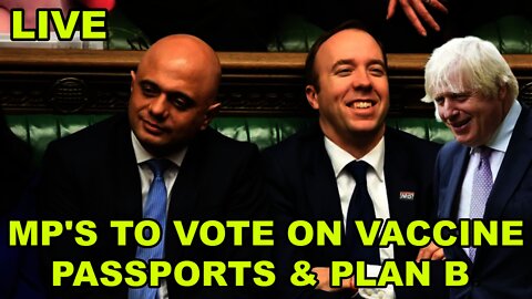 MP's To Vote On Vaccine Passport, Plan B & Compulsory Jabs For NHS Staff Live