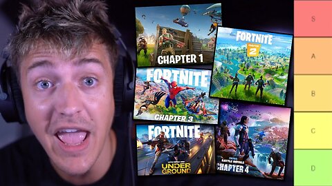 Ninja Ranked EVERY Fortnite Chapter From BEST To WORST!