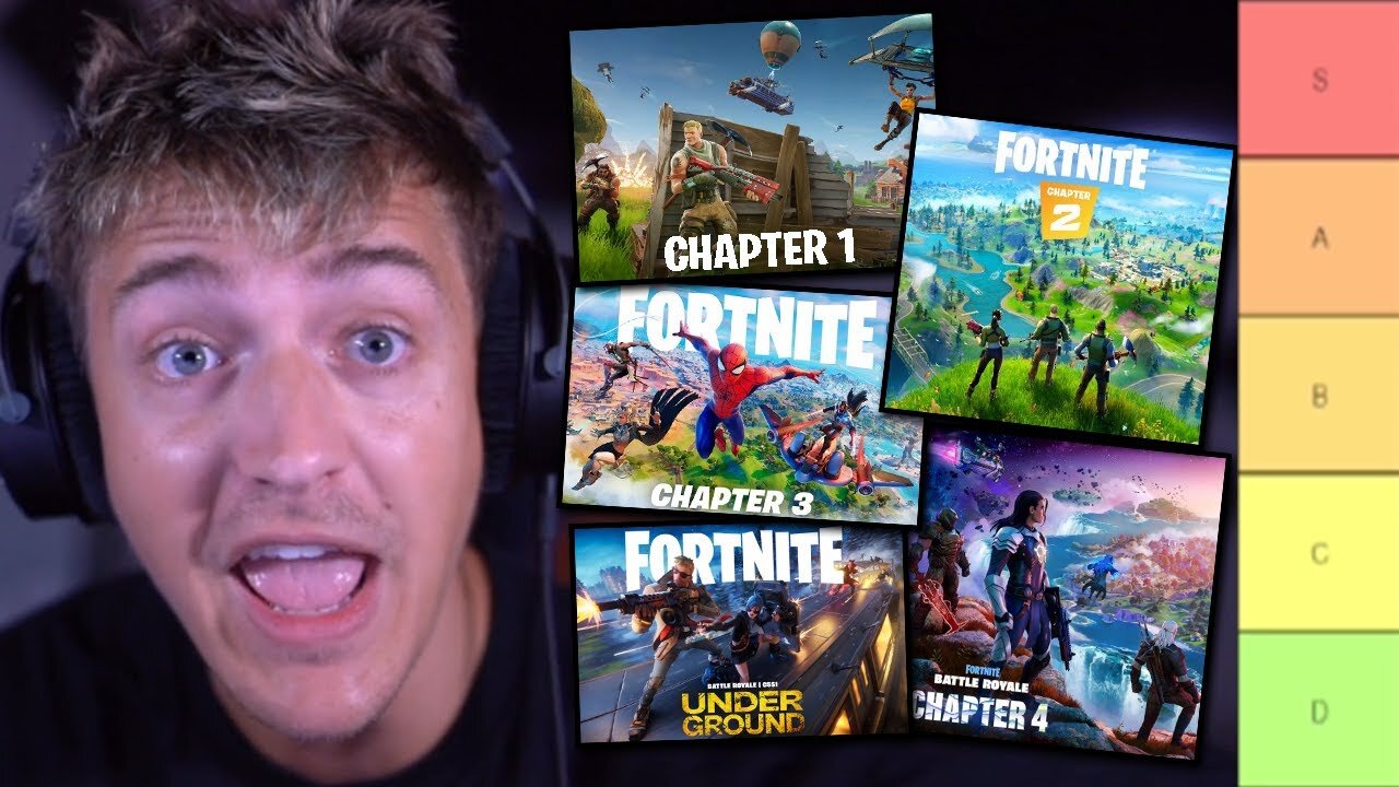 Ninja Ranked EVERY Fortnite Chapter From BEST To WORST!