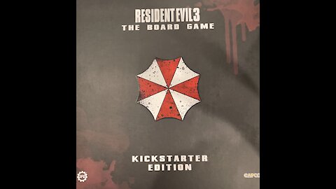 Resident evil 3 board game unboxing!