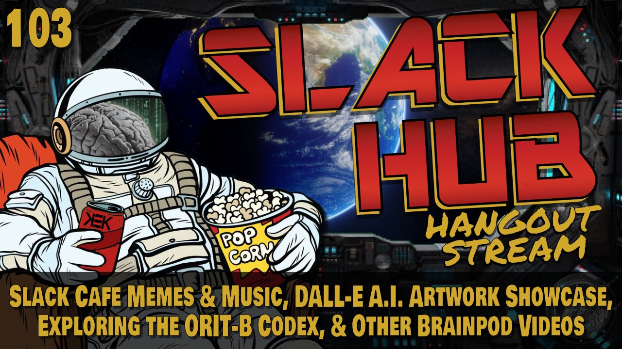 Slack Hub 103: Slack Cafe Memes & Music, DALL-E A.I. Artwork Showcase, Exploring the ORIT-B Codex, & Other Brainpod Videos