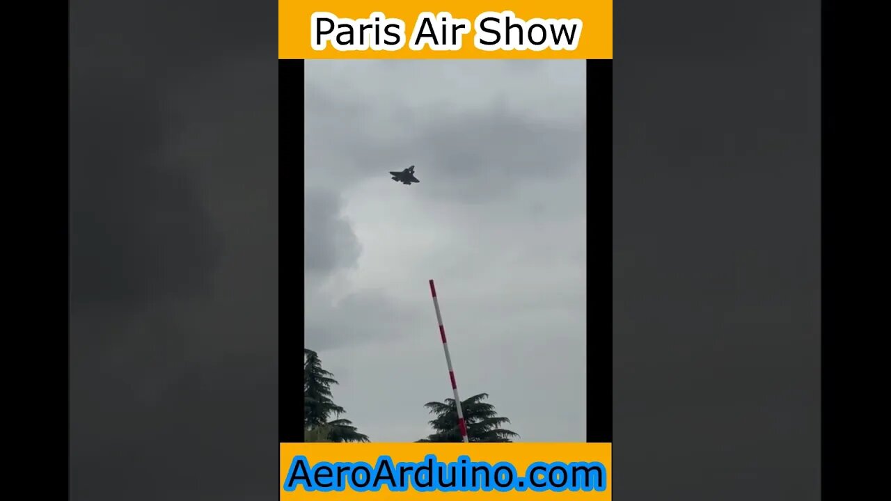 How Fast Can F-35 Fly At Paris Air Show #Aviation #Flying #AeroArduino