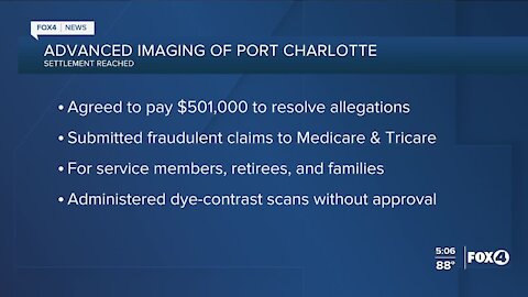 Settlement reached for radiology Center in Port Charlotte