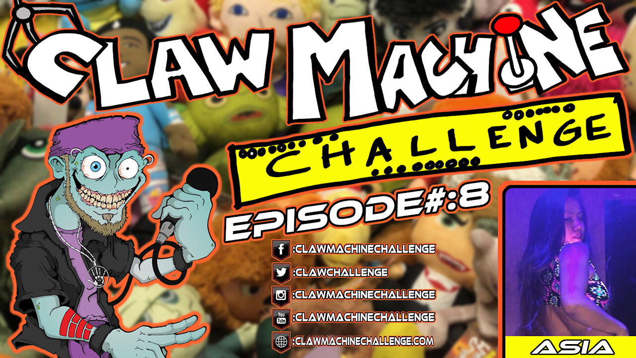 Claw Machine Challenge Ep #8 Featuring Asia Luv