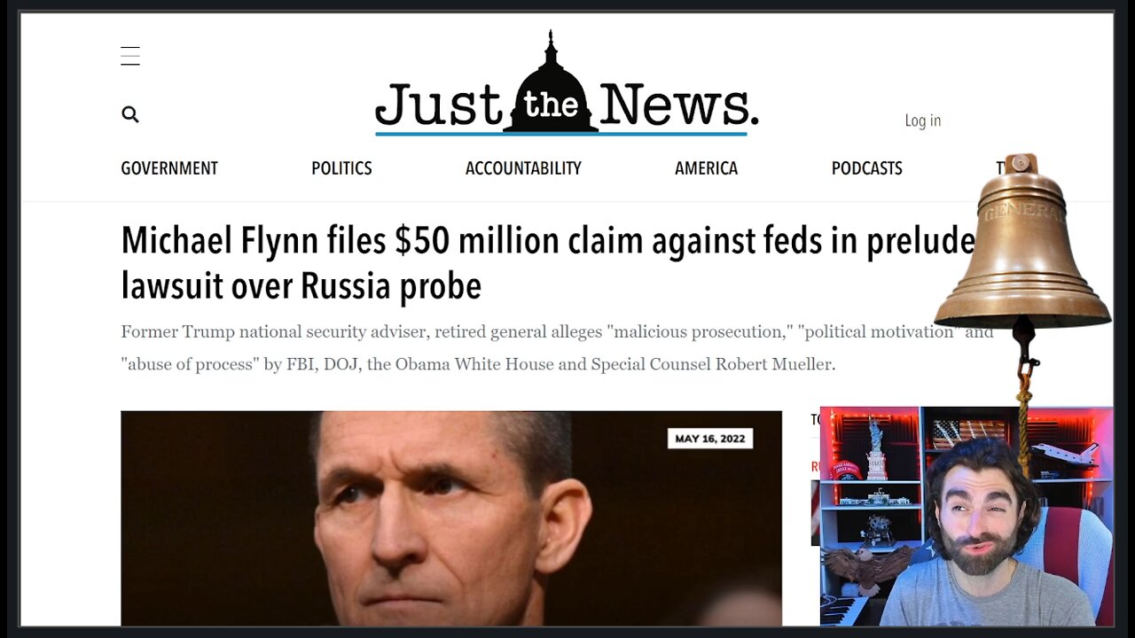 Lt. Gen. Michael Flynn Files $50 MILLION Claim Against FBI, DOJ, Obama White House, And MORE!