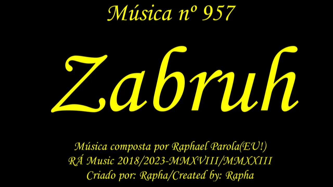 Música nº 957-Zabruh