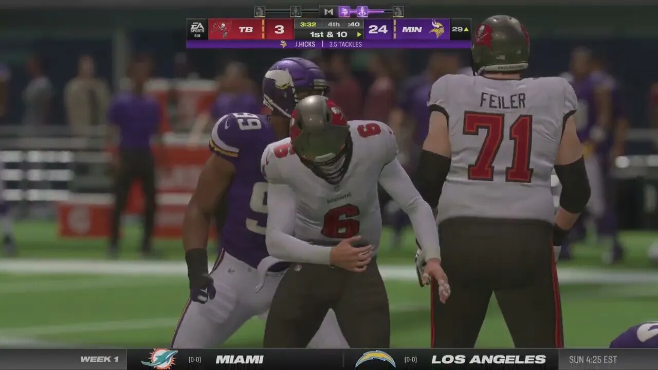 Madden 24 QB Sack and Fumble Player Celebrates Instead of Recovery Fumble