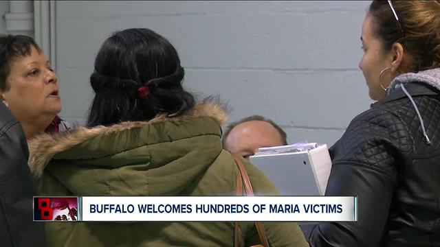 Hundreds of hurricane survivors come to WNY for help