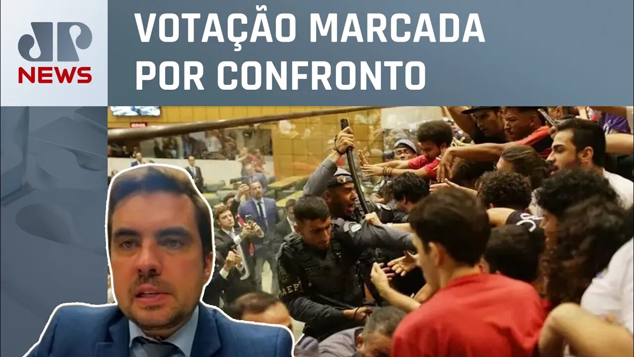 “Manifestantes criaram confusão para suspender sessão na Alesp”, comenta deputado
