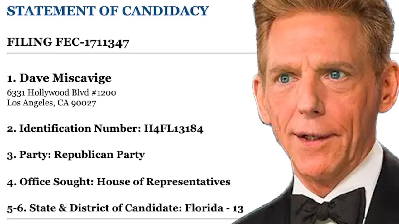 David Miscavige Files Paperwork To Run For Congress!