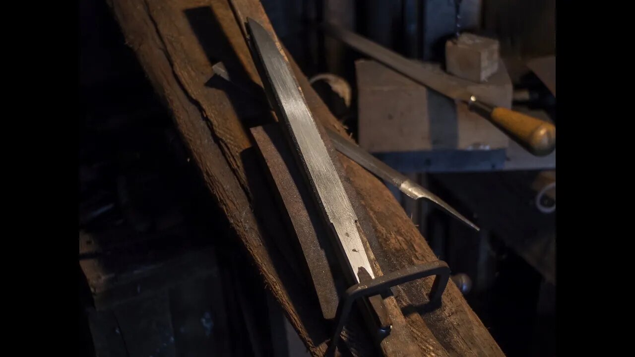 TimeWarp #2 - Shaping a Tanto Blade Without Power Tools