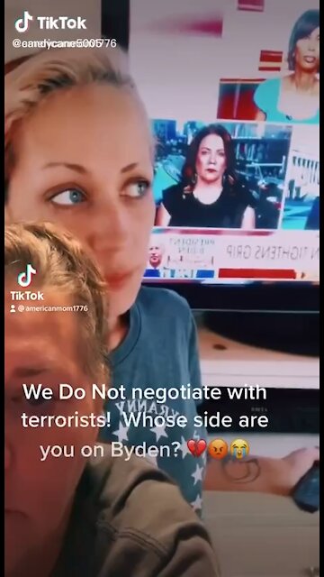 Hey Biden, we do not negotiate with terrorists