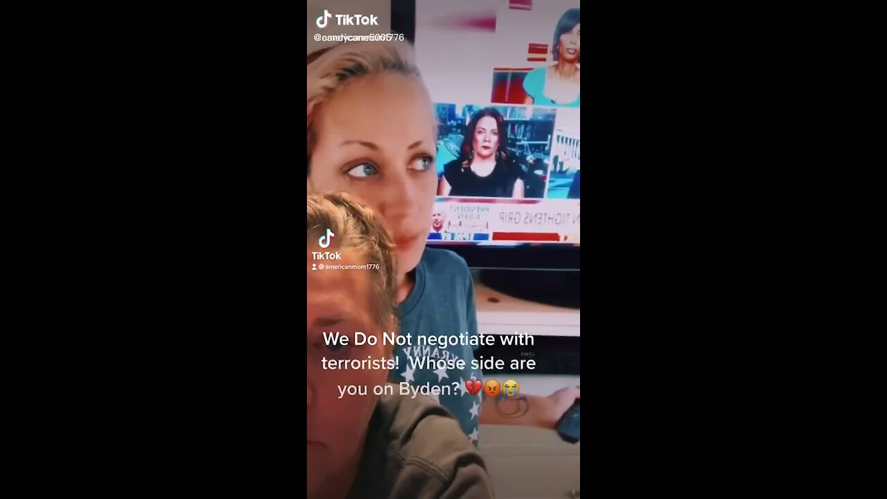 Hey Biden, we do not negotiate with terrorists