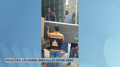 Antônio Dias: Defesa Civil envia Caminhão com Doações de Alimentos, Colchões e Kits de Limpeza.