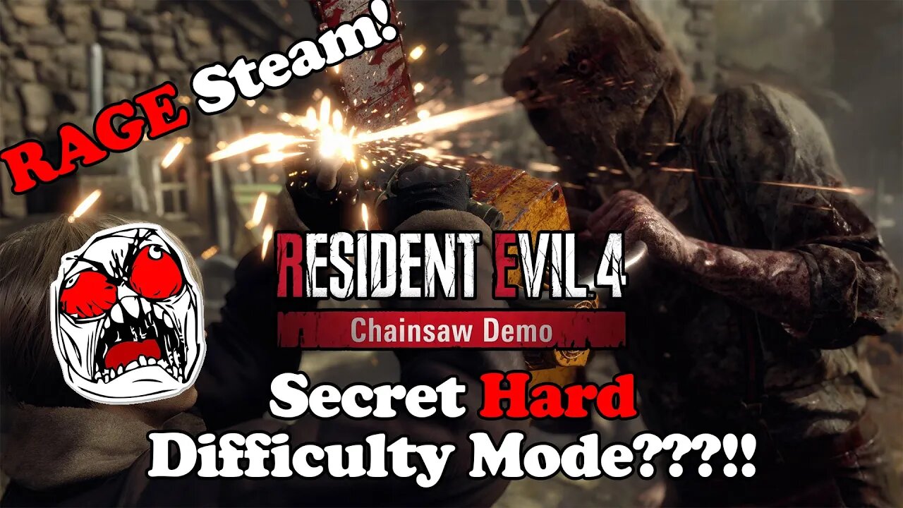 SECRET Hard Difficulty Mode in Resident Evil 4 Remake Demo? Time to RAGE!