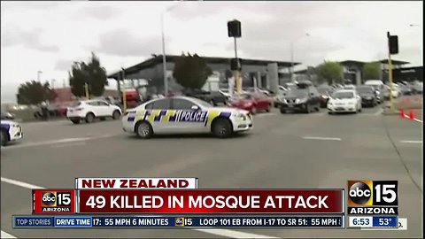 49 killed in mosque attack in New Zealand