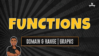 Functions | Domain & Range | Using a Graph