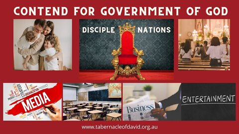 GOD IS INTO GOVERNMENT, NOT POLITICS
