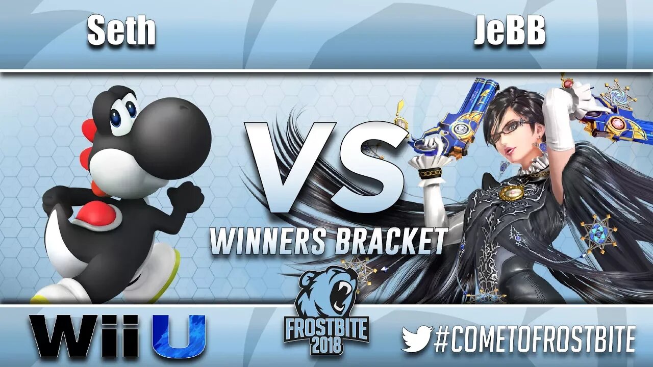 E2C | Seth (Yoshi) vs AF | JeBB (Bayonetta) - Wii U Top 96 - Frostbite 2018