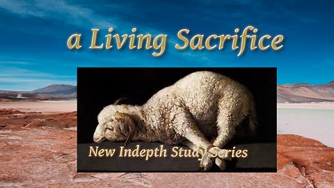 a Living Sacrifice P 1 Baptism or Immersion