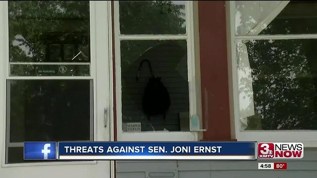 Omaha man arrested for making threats against Iowa Senator