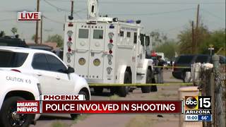 Phoenix police involved in shooting near 33rd Ave/Van Buren