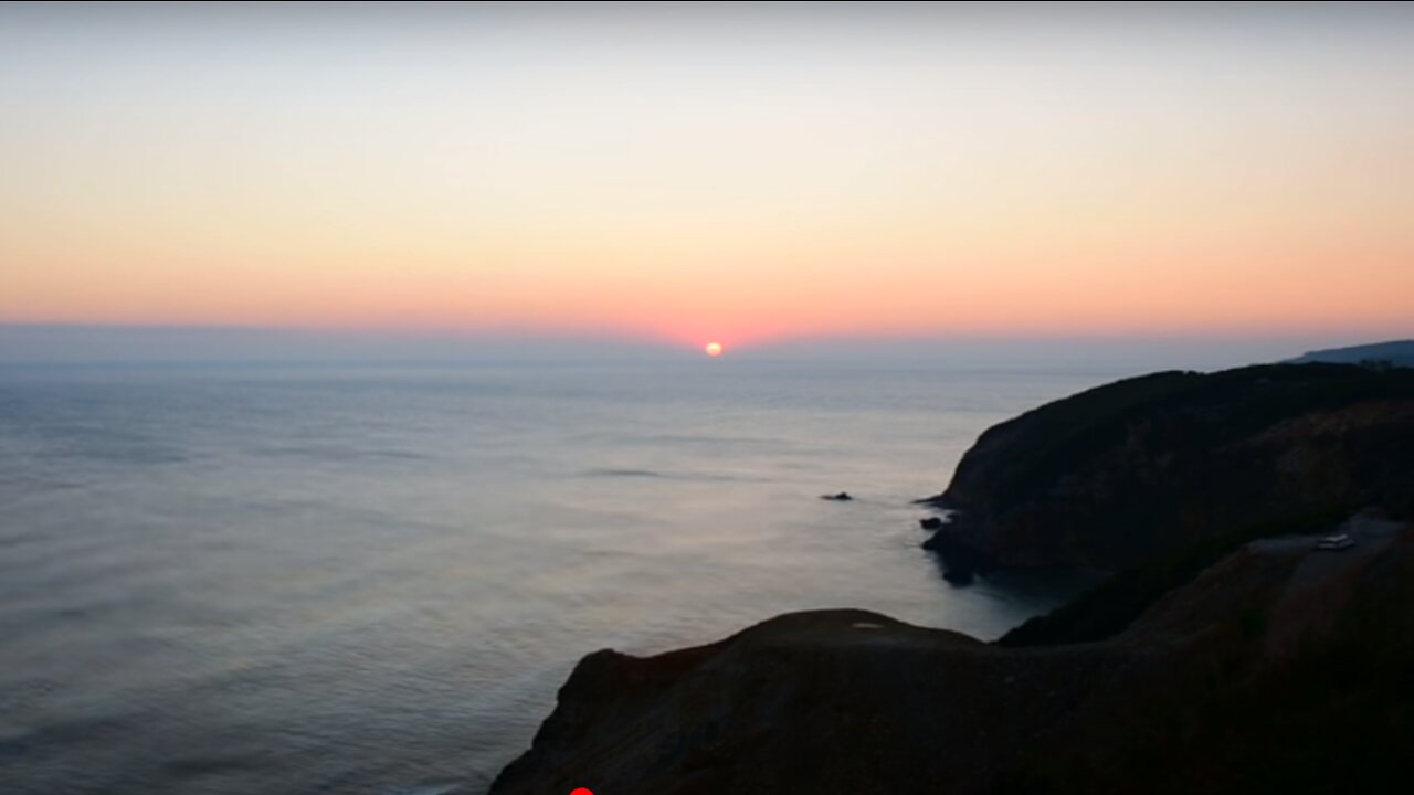 sunrise video and smooth music drone footage for relax