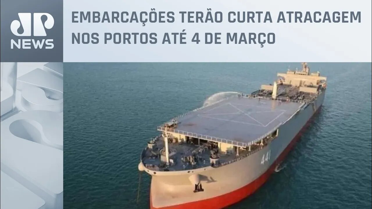 Marinha autoriza ancoragem de navios iranianos no Rio