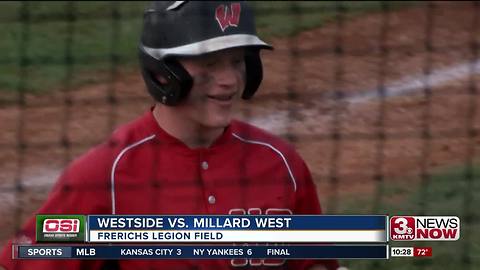 Millard West picks up the win at the state legion baseball tournament