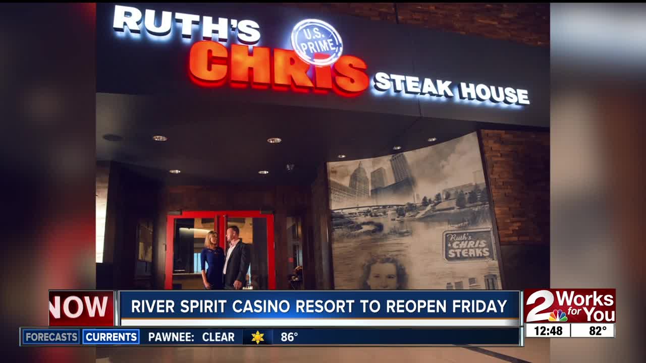 River Spirit Casino Resort to reopen Friday