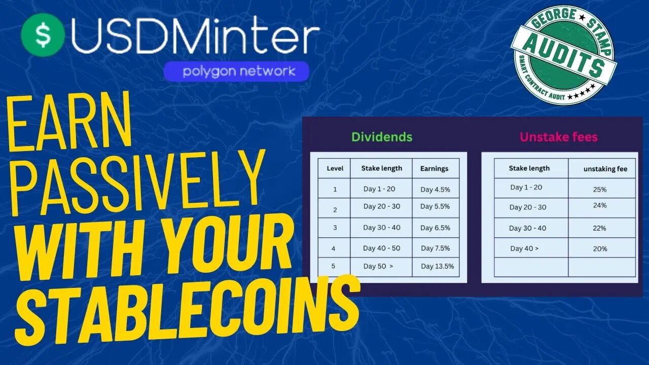 USD Minter Review | Earn Passively With Your Stablecoins | George Stamp Audit