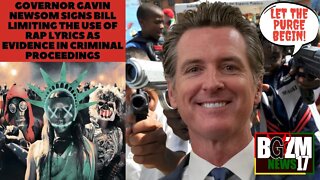 Governor gavin Newsom signs bill limiting the use of rap lyrics as evidence in criminal proceedings