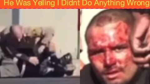 LOS ANGELES SHERIFF GANG MEMBERS BEAT ANOTHER MAN BLOODY!!