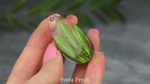 AMAZING DIY IDEAS FROM EPOXY RESIN / 20 COLORFUL EPOXY RESIN Green paradise