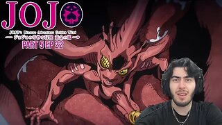 TONGUE ACTION👅 | JJBA Part 5: Golden Wind Ep 22 | REACTION