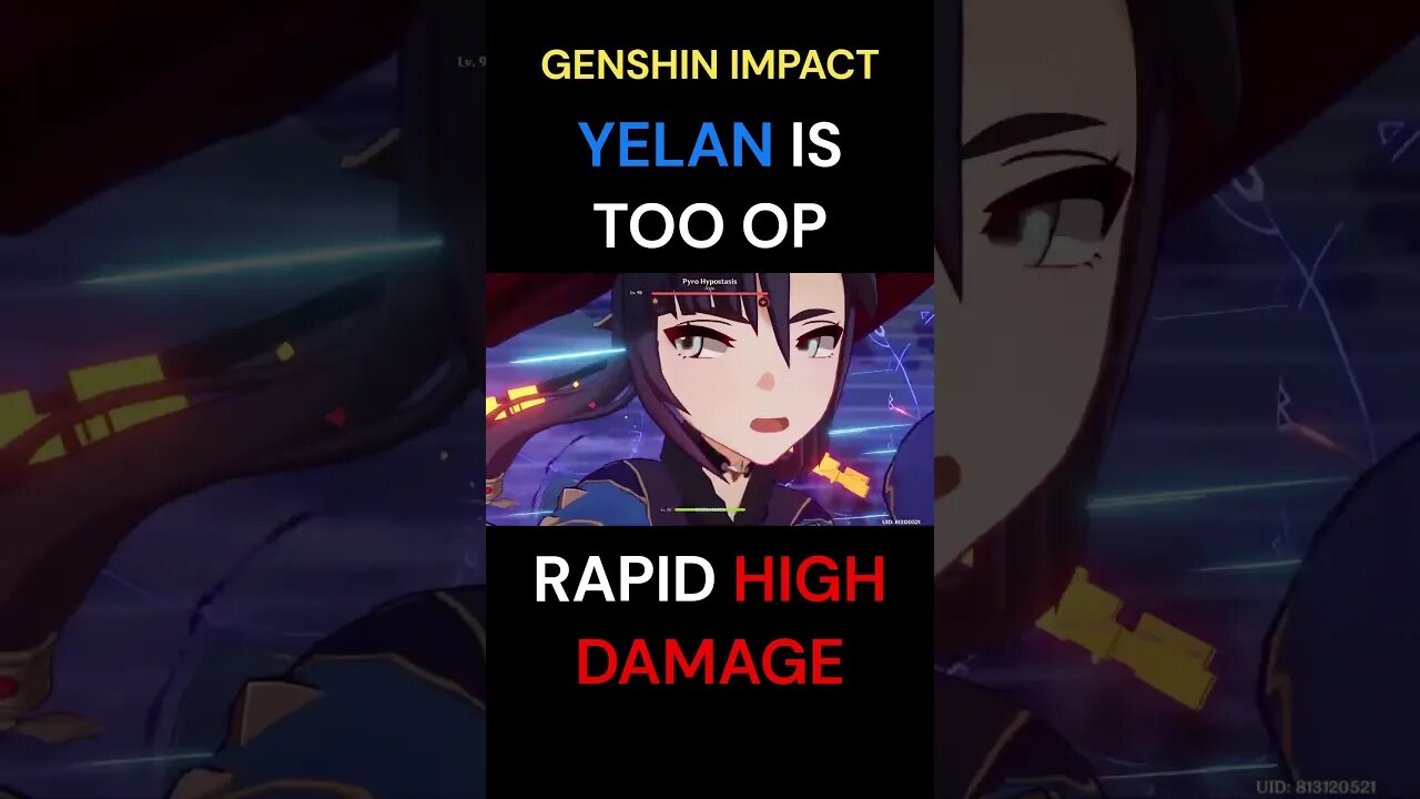 Yelan is too OP（RAPID HIGH DAMAGE)