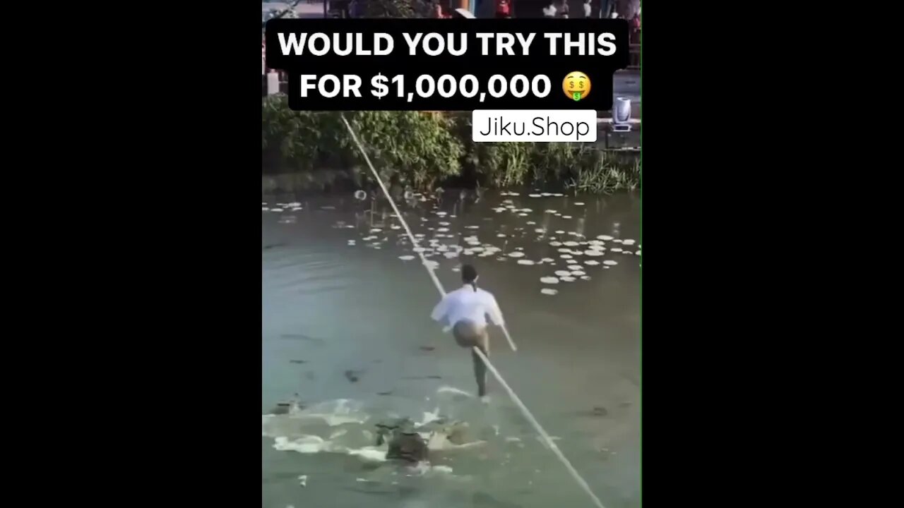 Don’t try this ever. Not even for a million dollars.