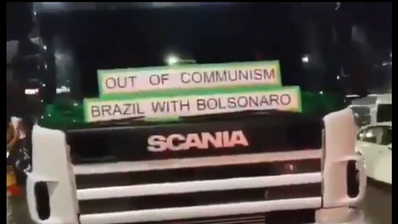 "OUT OF COMMUNISM, BRAZIL WITH (PRESIDENT) BOLSONARO"